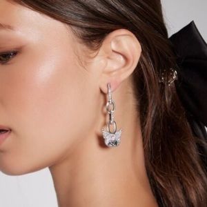 🎀 Hello Kitty Kuromi Rhinestone Drop Earrings 🎀